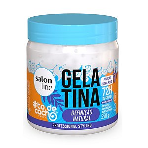 Gelatina To De Cachos Definição Natural 72h Salon Line 550g