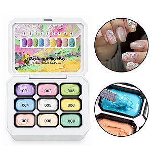 Paleta 9 Cores Tons Pastel Esmalte Gel UV/LED Bella Rosa