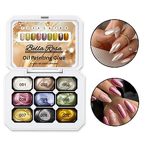 Esmalte em Gel Sólido 9 Perolado Cintilante Sem TPO UV/LED