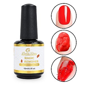 Magic Remover Bella Rosa Removedor Esmalte Gel Acrigel 15ml
