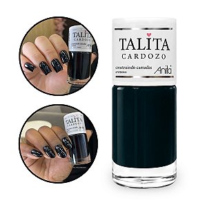 Esmalte Construindo Camadas Preto Talita Cardozo by Anita