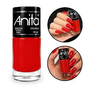 Esmalte Helena Vermelho Intenso Coleção Avermelhados Anita