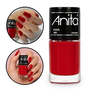 Esmalte Poder Vermelho Cereja Coleção Avermelhados Anita