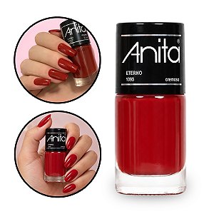 Esmalte Unhas Eterno Avermelhados Secagem Rápida 10ml Anita