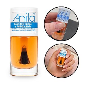 Base Anti-Fungo e Anti-Bactéria Antisséptico Anita 10ml