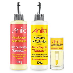 Kit Sérum + Amolecedor + Redutor Óleo de Algodão e Melaleuca