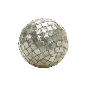 BOLA COM MOSAICO QUADRADO NATURAL 12,5