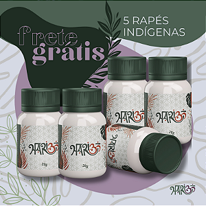 5 Rapés Indígenas + Frete Grátis