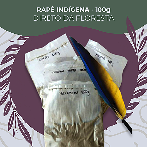 100g II de Rapé Indígena - Embalada a vácuo