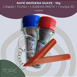 Kit 2 Rapés + 1 Kuripe 3D