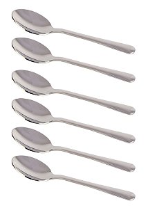 JG DE 6 COLHERES PARA CAFE KELLY EM ACO INOX