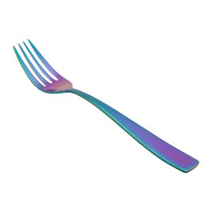 CJ 12 GARFOS DE AÇO INOX P/MESA PVD RAINBOW PISA