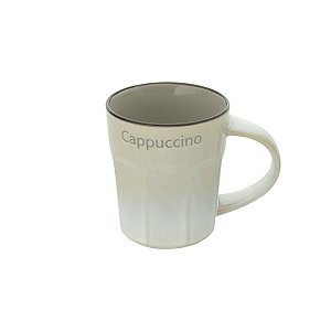 CANECA DE PORCELANA ALLURE CINZA 270ml