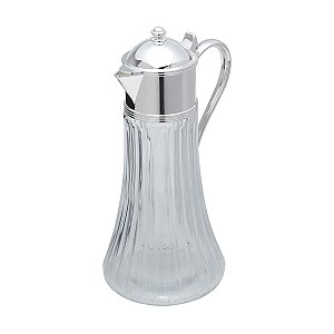 JARRA DE VIDRO C/ALÇA DE ZINCO 1600ML