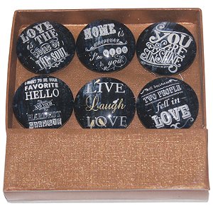 CJ DE PESOS PARA PAPEL - 6 PCS - 12 X 12 CM