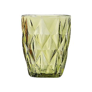 CJ DE COPOS DE VIDRO VERDE  6 PCS 8CM X 10CM  256ML