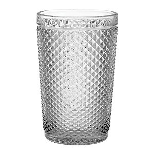 CONJ. DE COPOS BICO DE JACA DE VIDRO TRANSPAR ENTE  6 PCS 8C