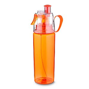 GARRAFA PLASTICA SPRAY 600ML LARANJA GA4200