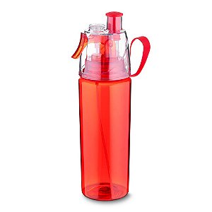 GARRAFA PLASTICA SPRAY 600ML VERMELHO GA4200