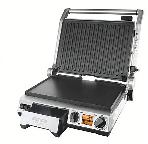 GRILL ELETRICO ACO INOX 220V SMART