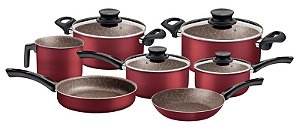 JOGO PANELAS ALUM 7PC PARIS VER