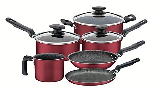 JOGO PANELAS ALUM 6PC VER