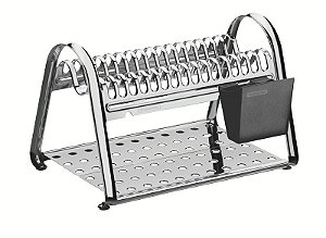 ESCORREDOR DE LOUCA ACO INOX CICLO