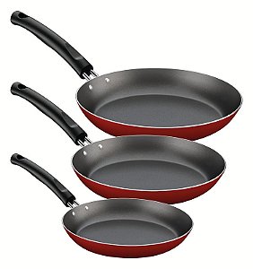 JOGO FRIGIDEIRAS ALUM 3PC VER