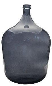GARRAFA DECORATIVA DE VIDRO 56CM AZUL