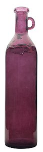GARRAFA DECORATIVA DE VIDRO 75CM VERMELHO
