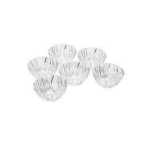 CJ 6 BOLWS DE CRISTAL BAMBOO 11,5X3X5,2CM