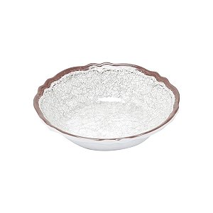 CJ 6 BOLWS DE MELAMINA BRANCO 19CM