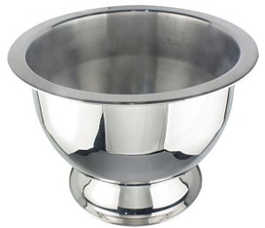 CHAMPANHEIRA PARA 5 GARRAFAS SLIM EM INOX 5L 27.5X20CM
