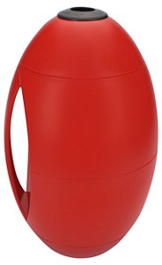 COOLER PARA 1 GARRAFA EM ABS VERMELHO