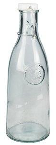GARRAFA AUTHENTIC DE VIDRO 1L 29CM TRANSPARENTE
