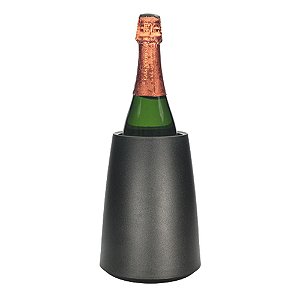 COOLER PARA GARRAFA EM ABS D10XA20CM COR PRETA