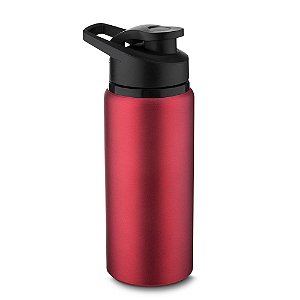 GARRAFA DE ALUMINIO 600ML VERMELHO GA5100