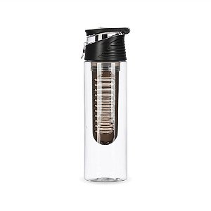 GARRAFA PLASTICA 750ML PRETA GA2000