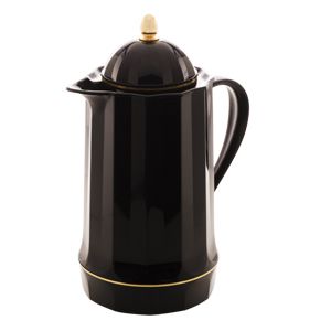 GARRAFA TÉRMICA DE PLÁSTICO GENOVA PRETO 1l