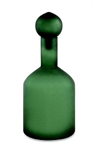 GARRAFA DECORATIVA EM VIDRO