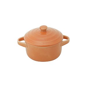 CAÇAROLA DE PORCELANA FARM LARANJA 13x10x5cm