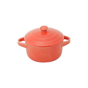 CAÇAROLA DE PORCELANA FARM VERMELHA 13x10x5cm