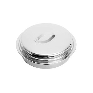CAÇAROLA DE AÇO INOX C/MARINEX E TAMPA 32CM