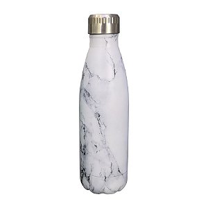 GARRAFA TERMICA MARMORE PARA VIAGEM EM ACO INOX 500ML