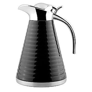 GARRAFA TERMICA EM ACO INOX PAREDE DUPLA 1L 17X14X22,5CM