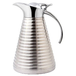 GARRAFA TERMICA ACO INOX PAREDE DUPLA 1L 17X14X22CM