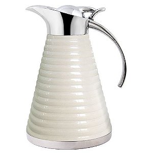 GARRAFA TERMICA EM ACO INOX PAREDE DUPLA 1L 17X14X22,5CM
