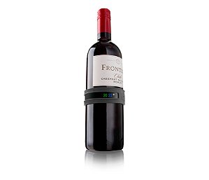 TERMOMETRO DE ENCAIXE PARA GARRAFA DE VINHO EM SILICONE
