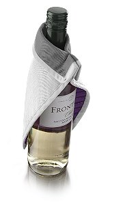 CAPA PARA GARRAFA DE VINHO EM ALGODÃO 27X15X11CM