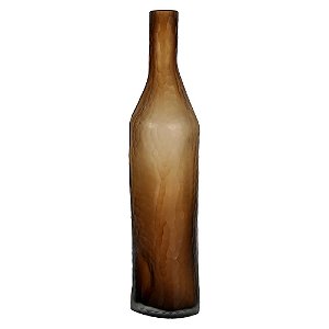 GARRAFA DE VIDRO MARROM